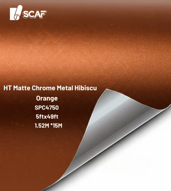 HT Matte Chrome Metal Hibiscu Orange SPC4750