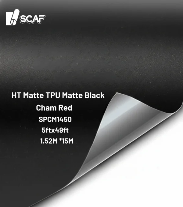 HT Matte TPU Matte Black Cham Red SPCM1450