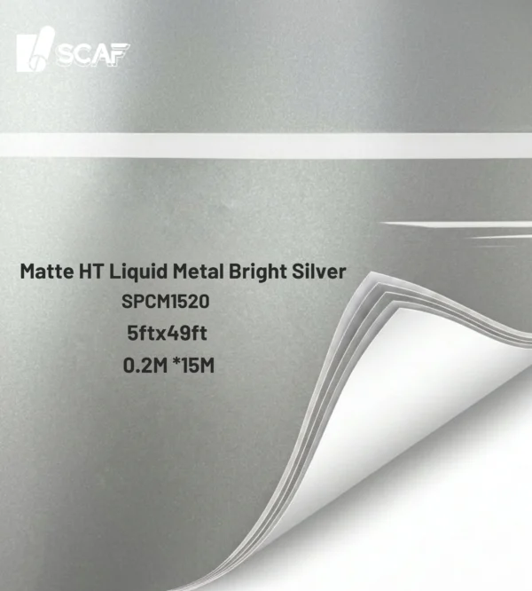 PU Matte HT Liquid Metal Bright Silver SPCM1520