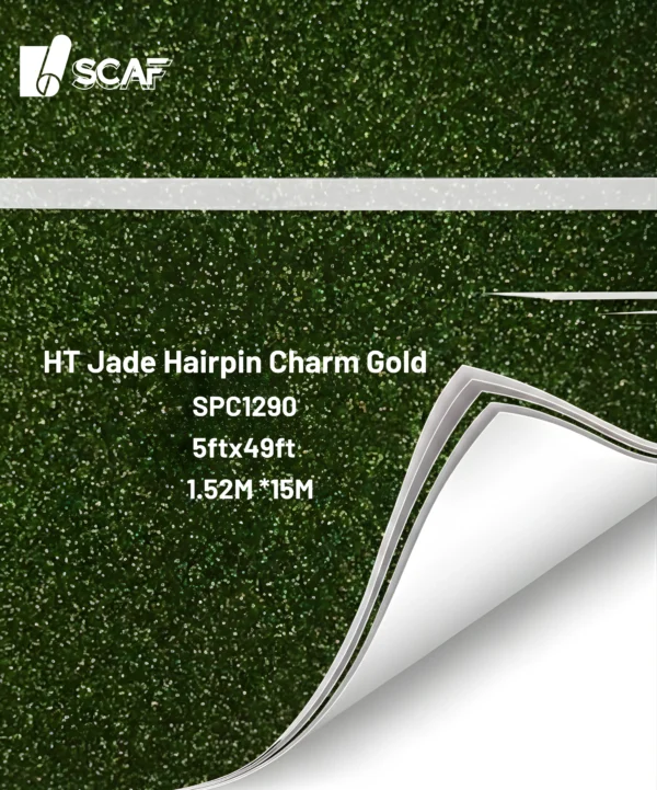 HT Jade Hairpin Charm Gold SPC1290