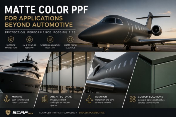 Matte Color PPF for Applications Beyond Automotive