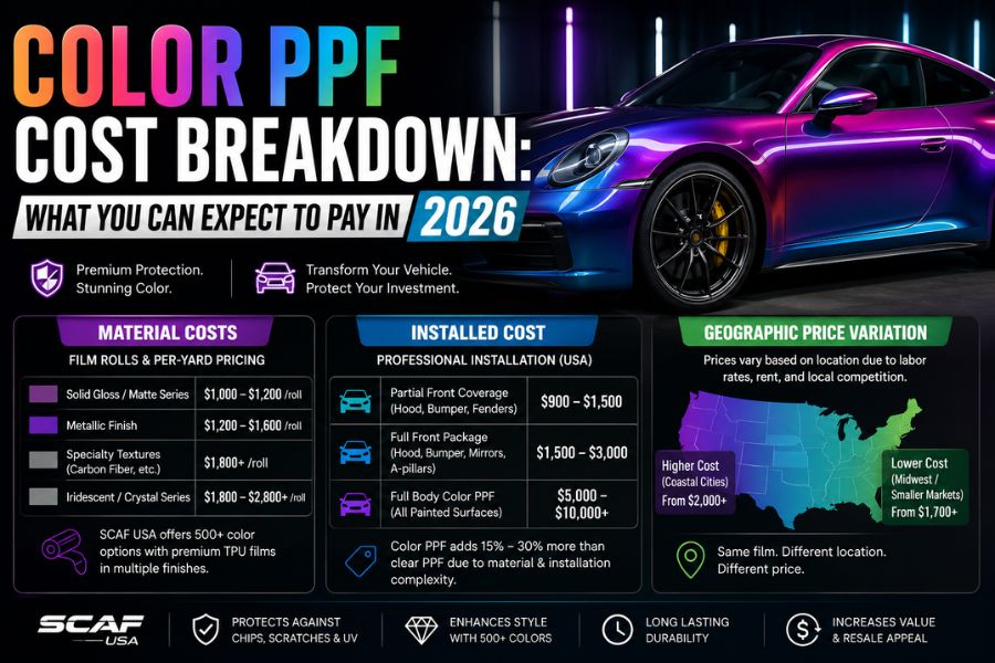 Color PPF Cost Breakdown